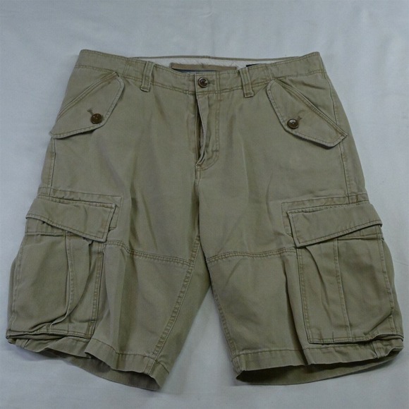 Banana Republic‎ 30 x 11" Khaki Twill Cargo Shorts - Picture 1 of 5